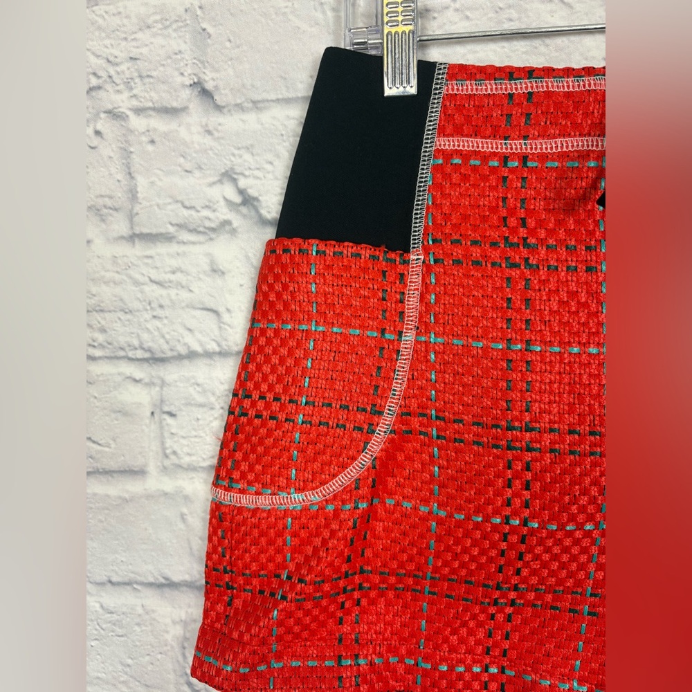 3.1 Phillip Lim red shorts black, twill panels size size 4 - Picture 5 of 8